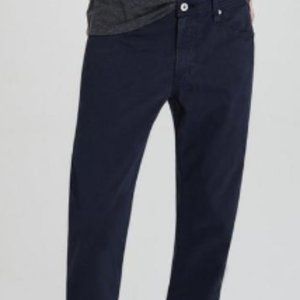 Mens's AG Adriano Goldschmied Graduate 33 x 32 New Navy